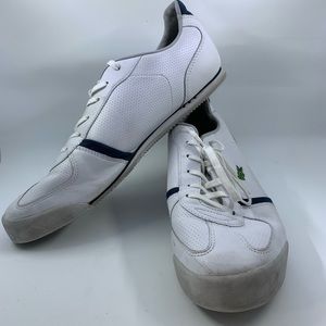 White Lacoste Misano Sport Tennis shoes - Size 11